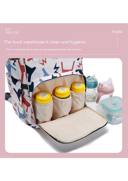 Büyük Kapasiteli Bebek Bakım Çantası - Çok Renkli (Yurt Dışından) fırsatları