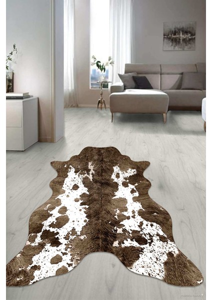 Dijital Baskılı Kaymaz Taban Yıkanabilir Lazer Kesim Salon Halısı Yolluk NLZR-SD-242