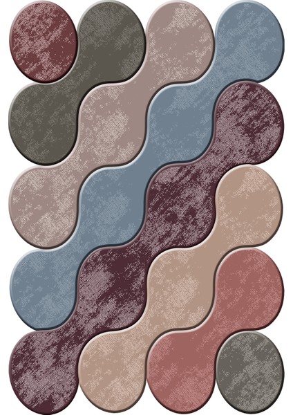 Dijital Baskılı Kaymaz Taban Yıkanabilir Lazer Kesim Salon Halısı Yolluk NLZR-HT-876 fiyatları