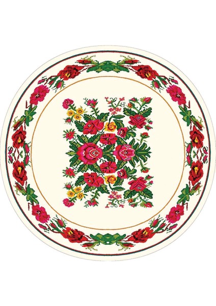 Dijital Baskılı Kaymaz Taban Yıkanabilir Yuvarlak Salon Halısı Koridor Halısı Paspas NDY-HY-1353 fiyatları