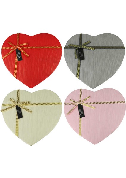 Kutu Karton Kalp Rengarenkli 3lü Set Pk:3 Kl:36 fırsatları