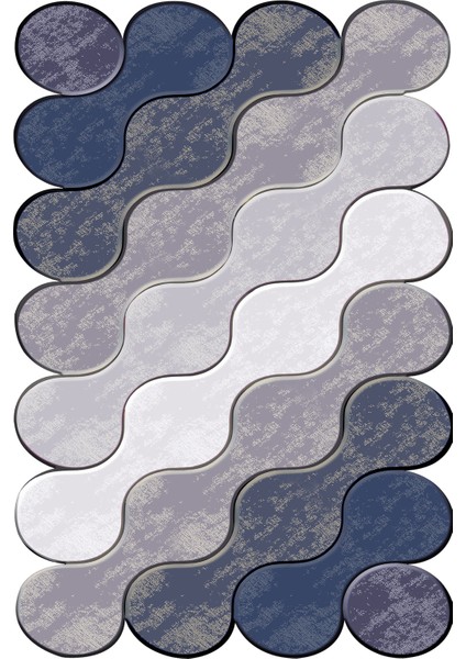 Dijital Baskılı Kaymaz Taban Yıkanabilir Lazer Kesim Salon Halısı Yolluk NLZR-SD-745 fiyatları