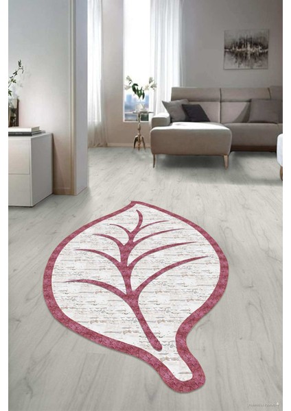 Dijital Baskılı Kaymaz Taban Yıkanabilir Lazer Kesim Salon Halısı Yolluk NLZR-SD-488