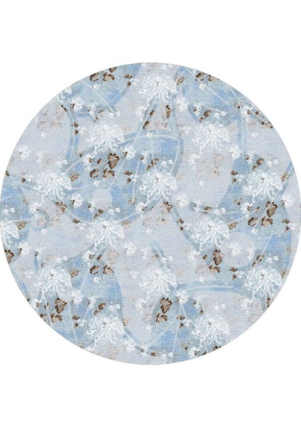 Dijital Baskılı Kaymaz Taban Yıkanabilir Yuvarlak Salon Halısı Koridor Halısı Paspas NDY-HT-253 fiyatları