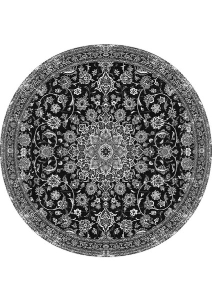 Dijital Baskılı Kaymaz Taban Yıkanabilir Yuvarlak Salon Halısı Koridor Halısı Paspas NDY-HT-125 fiyatları