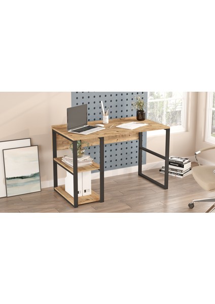 ML8 Iron Metal Çalışma Masası Kitaplıklı modelleri