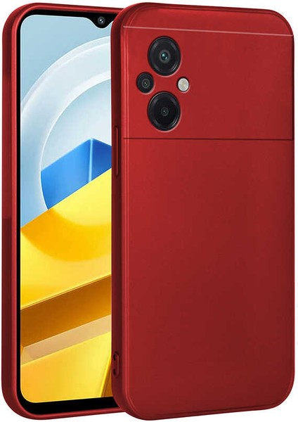 Xiaomi Poco M5 Kılıf Premier Kamera Korumalı Silikon + Ekran Koruyucu