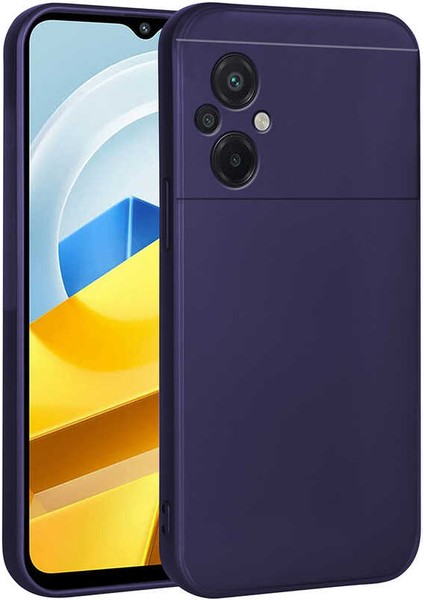 Xiaomi Poco M5 Kılıf Premier Kamera Korumalı Silikon + Ekran Koruyucu