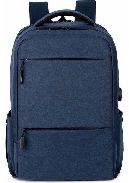 15-15.6 Inç Bilgisayar Için Uygun Notebook Sırt Çantası - Mavi (Yurt Dışından)