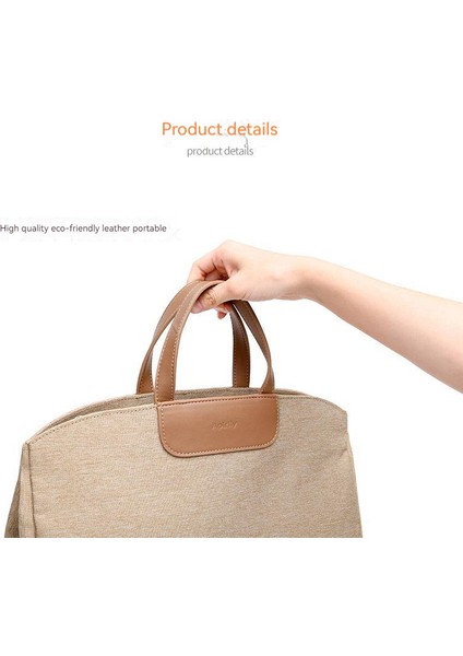 13.3-14 Inç Bilgisayar Için Uyumlu Bilgisayar Çantası - Haki (Yurt Dışından) fırsatları