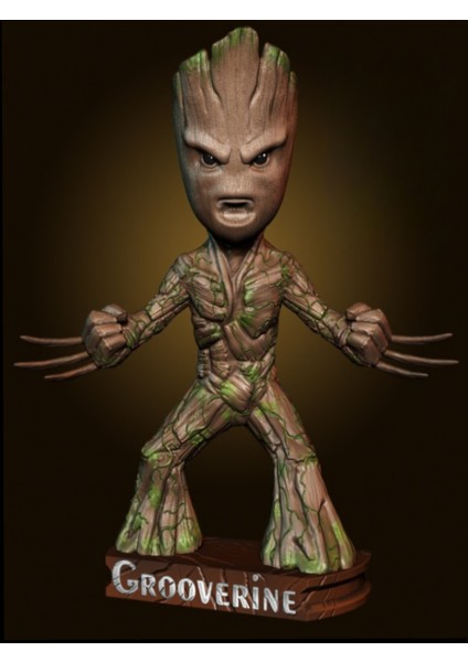Baby Groot Wolverine Figure - 20CM