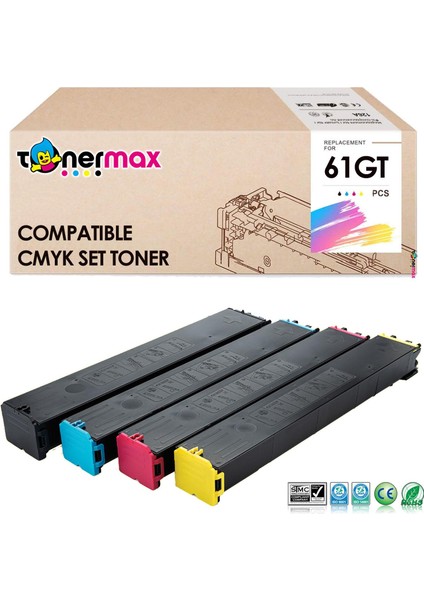 Sharp MX-3070V Muadil Toner Takım / Sharp MX-61GT Cmyk Set
