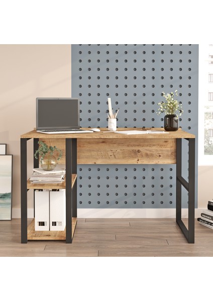 ML8 Iron Metal Çalışma Masası Kitaplıklı fiyatları