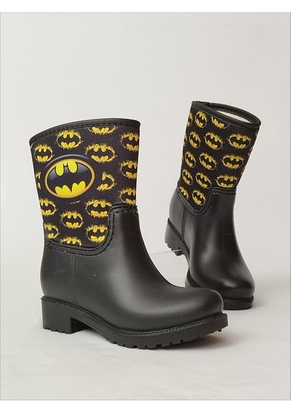 Batman Amblem Baskılı Su Geçirmeyen Erkek Çocuk Yağmur Çizmesi fiyatları