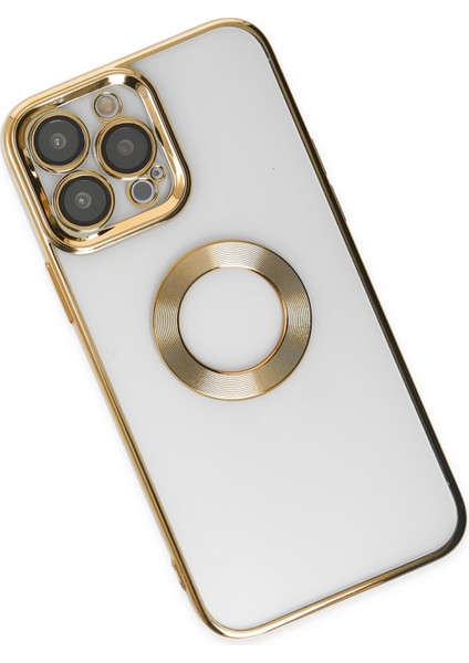 iPhone 13 Pro Kılıf Slot Silikon - Gold