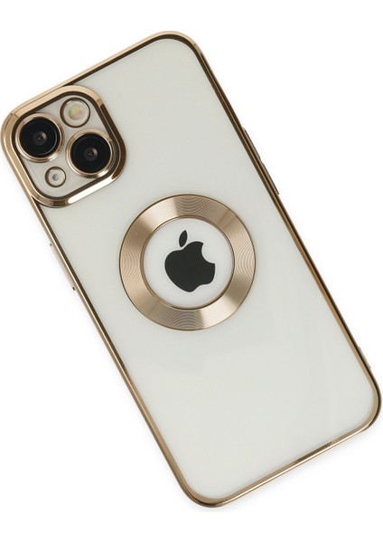 iPhone 14 Kılıf Slot Silikon - Gold