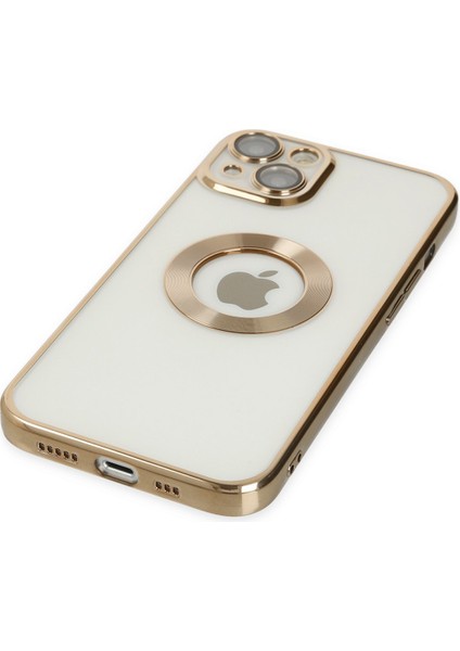 iPhone 14 Kılıf Slot Silikon - Gold