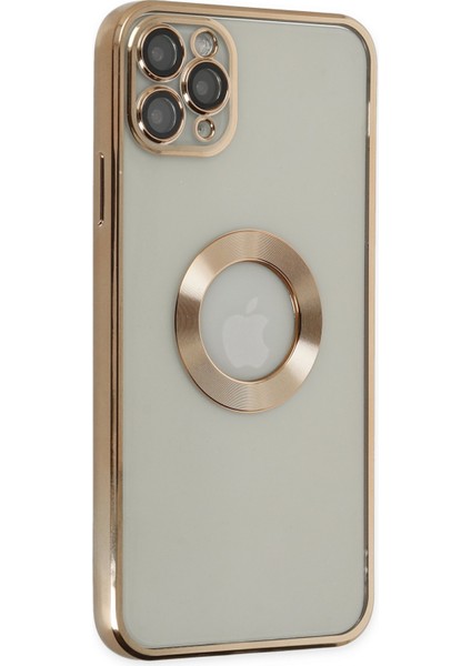 iPhone 11 Pro Max Kılıf Slot Silikon - Gold