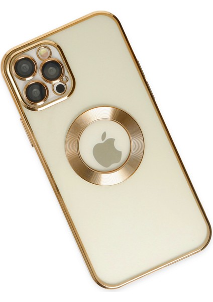 iPhone 12 Pro Kılıf Slot Silikon - Gold