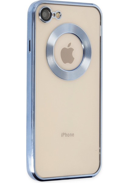 iPhone Se 2020 Kılıf Slot Silikon - Sierra Blue