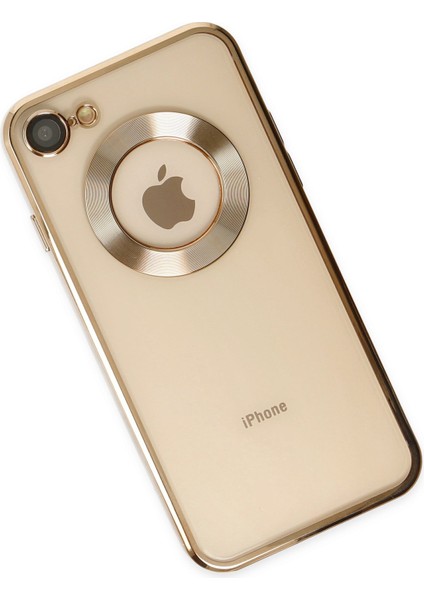 iPhone Se 2020 Kılıf Slot Silikon - Gold