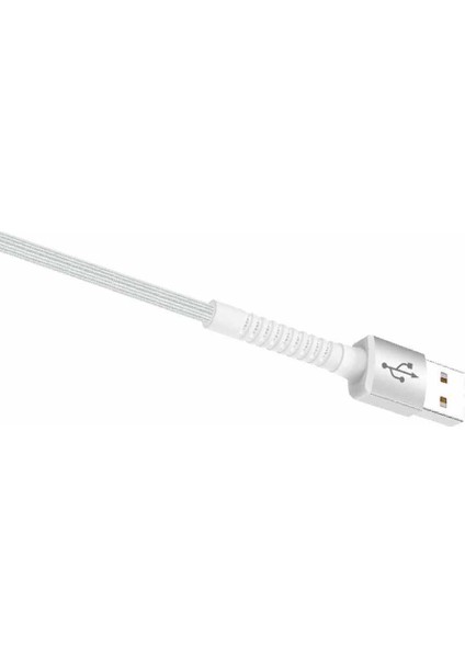 K550 Lightning-Usb Metal Başlı Data/şarj Kablosu 3A 1mt