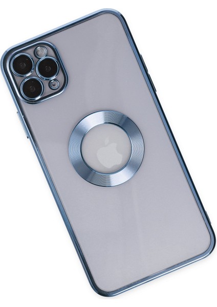 Happycase iPhone 11 Pro Max Kılıf Slot Silikon - Mavi