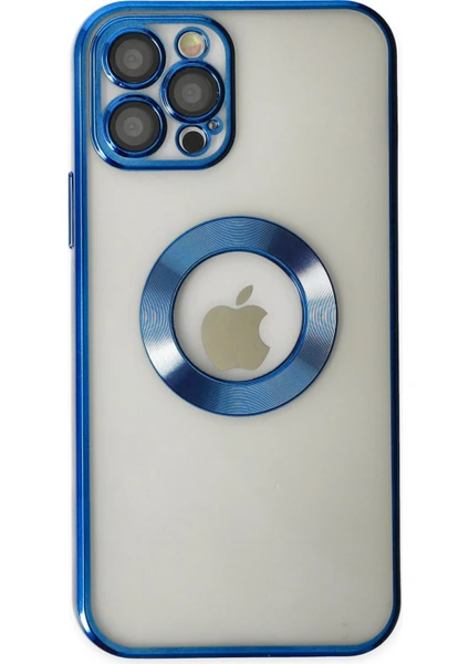 Happycase iPhone 12 Pro Kılıf Slot Silikon - Mavi