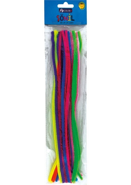 Şönil 30 cm 25 Adet 9 Renk