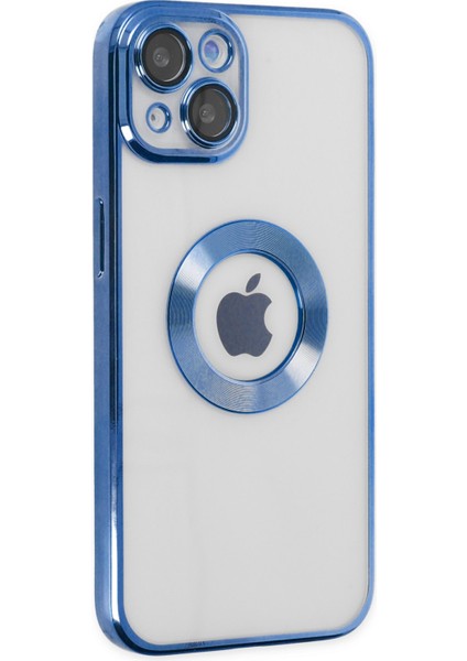 Happycase iPhone 14 Kılıf Slot Silikon - Mavi