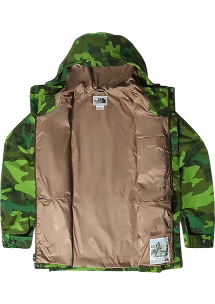 M Printed Dryvent Mountain Kamuflaj Erkek Kaban
