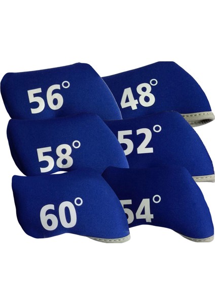 6pcs Golf Club Headcover Demir Kafası Kama Koruma Muhafızları Için (Yurt Dışından) modelleri