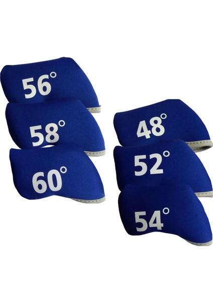 6pcs Golf Club Headcover Demir Kafası Kama Koruma Muhafızları Için (Yurt Dışından) indirimleri