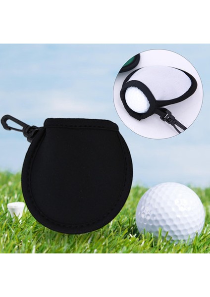 Golf Topu Temizleyici Yıkanabilir Golf Topu Yıkama Çantası Küçük Top Siyah Silmek Için (Yurt Dışından) indirimleri