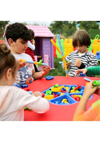 Tekerlekli Ouncak Boru Parçalı Setler ( 72 Parça )