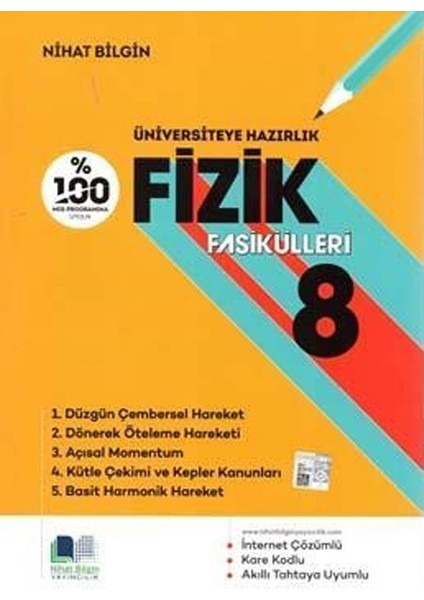 Nihat Bilgin Yayıncılık Nihat Bilgin Fizik Fasikülleri 8