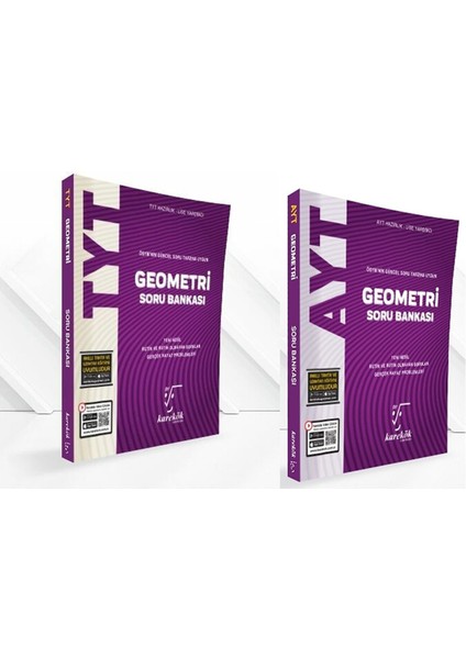 TYT AYT Geometri Soru Bankası 2 Kitap Seti