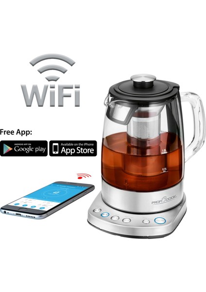 Profi Cook Wifi'li Çay Demleme Makinesi / Su Isıtıcısı