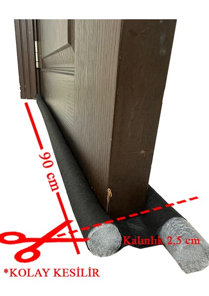 5 Adet Kapı Altı Isı Yalıtım Süngeri Çift Yönlü Kapı Altı Rüzgar Önleyici Oda Kapısı Altı Isı Tamponu indirimleri