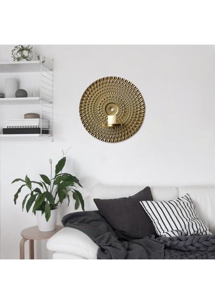 Duvar Mum Accon Çay Işık Tutucu Yatak Odası Yard Için Metal Duvar DEKOR.5X24.5X8.5CM fırsatları