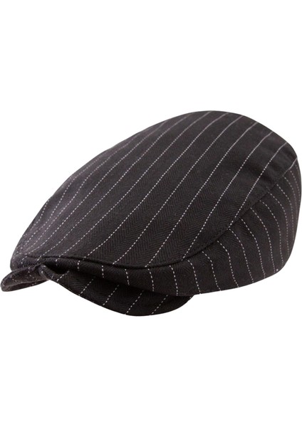 Resmi Çocuk Şapkası Elastik Erkek Şapka Sürücüsü Şapka Erkek Erkekler Siyah Pinstripe M (Yurt Dışından) fiyatları