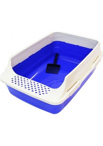 Büyük Boy Açık Kedi Kum Kabı Tuvalet 64X45X25H