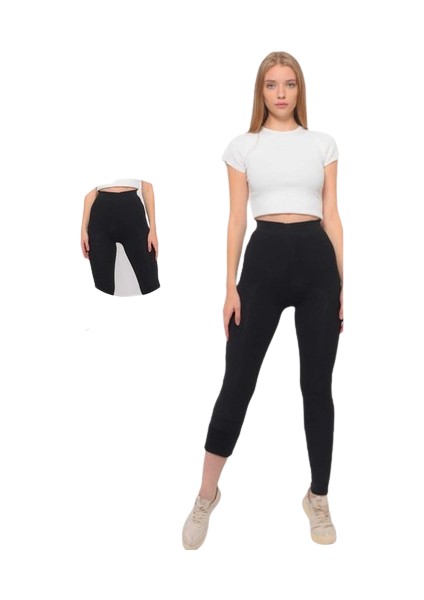 Toparlayıcı Dayanıklı Yünlü Termal Unisex Içi Peluşlu Tayt