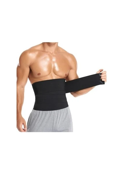 Sh Mağazacılık Bele Dolamalı Kum Saati 3m Sarma Unisex Bel Vücut Korsesi Tummy Wrap Waist Inceltici