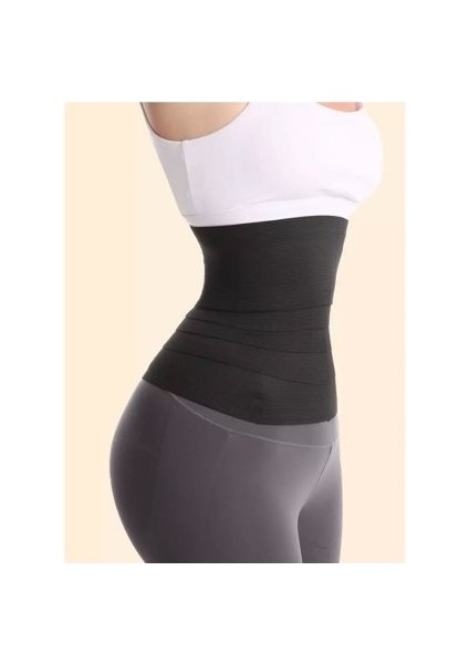 Bele Dolamalı Kum Saati 3m Sarma Unisex Bel Vücut Korsesi Tummy Wrap Waist Inceltici