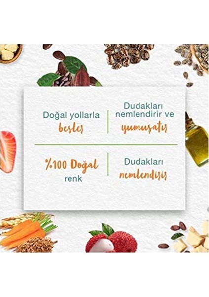 Herbals Besleyici Dudak Kremi, Lip Balm, Buğday Tohumu Yağı, Nemlendirici, %100 Doğal Renk modelleri