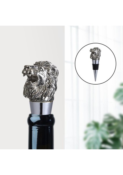 Hayvan Şişesi Durdurucu Çinko Alaşımlı Hava Geçirmez, Kırmızı Şişe Aslanı Durdurucu Için fiyatları