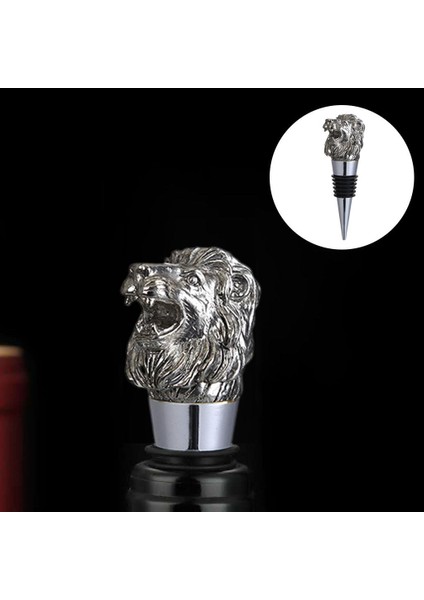 Hayvan Şişesi Durdurucu Çinko Alaşımlı Hava Geçirmez, Kırmızı Şişe Aslanı Durdurucu Için modelleri