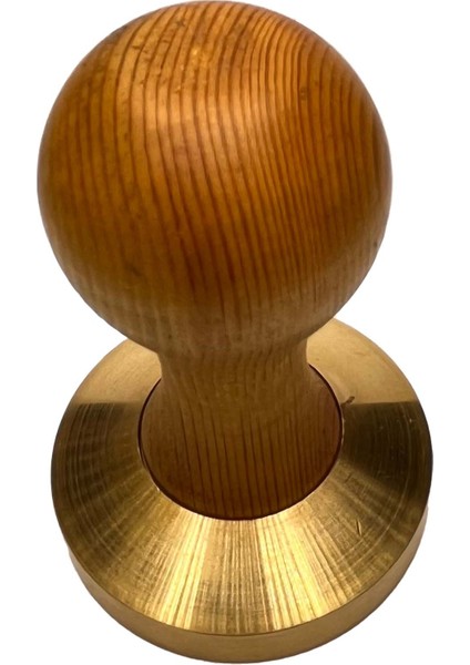 Espresso Tamper Kızılçam/pirinç 58 mm