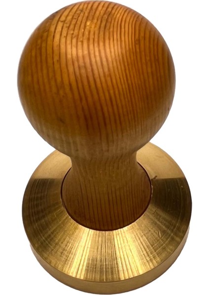 Espresso Tamper Kızılçam/pirinç 58 mm